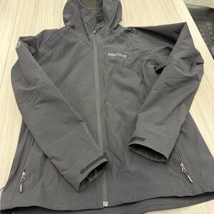 Marmot Women’s Soft Shell Black  Hooded Jacket